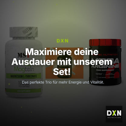 Ausdauer-Set: MST Magnesium + ESN Zinc + Scitec Mega – Clean Showcase Plus