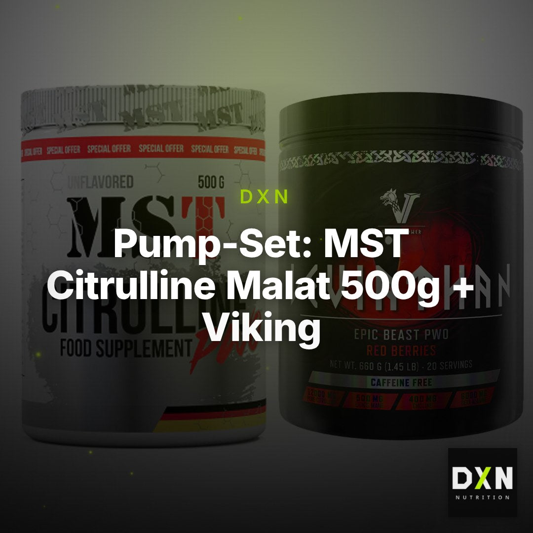 Pump-Set: MST Citrulline Malat 500g + Viking Power Leviathan Hardcore – Clean Showcase Plus