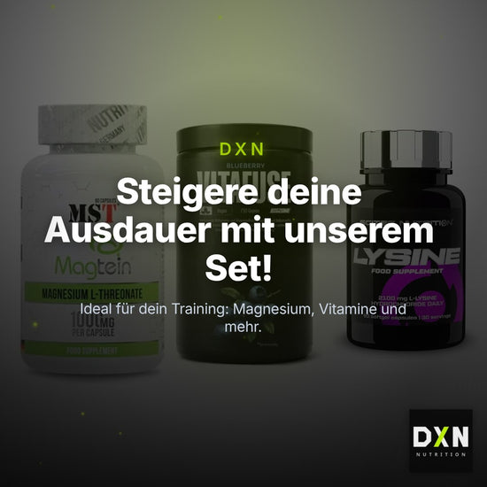 Ausdauer-Set: MST Magnesium + Big Zone Vitafus + Scitec Lysine – Clean Showcase Plus