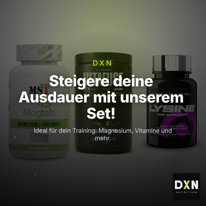 Ausdauer-Set: MST Magnesium + Big Zone Vitafus + Scitec Lysine – Clean Showcase Plus
