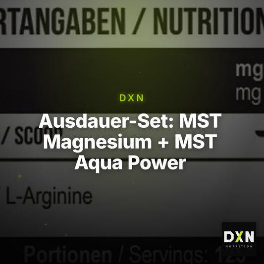 Ausdauer-Set: MST Magnesium + MST Aqua Power + MST Arginine RAW – Clean Showcase Plus