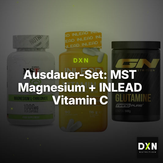 Ausdauer-Set: MST Magnesium + INLEAD Vitamin C + GN Nano Pure – Clean Showcase Plus