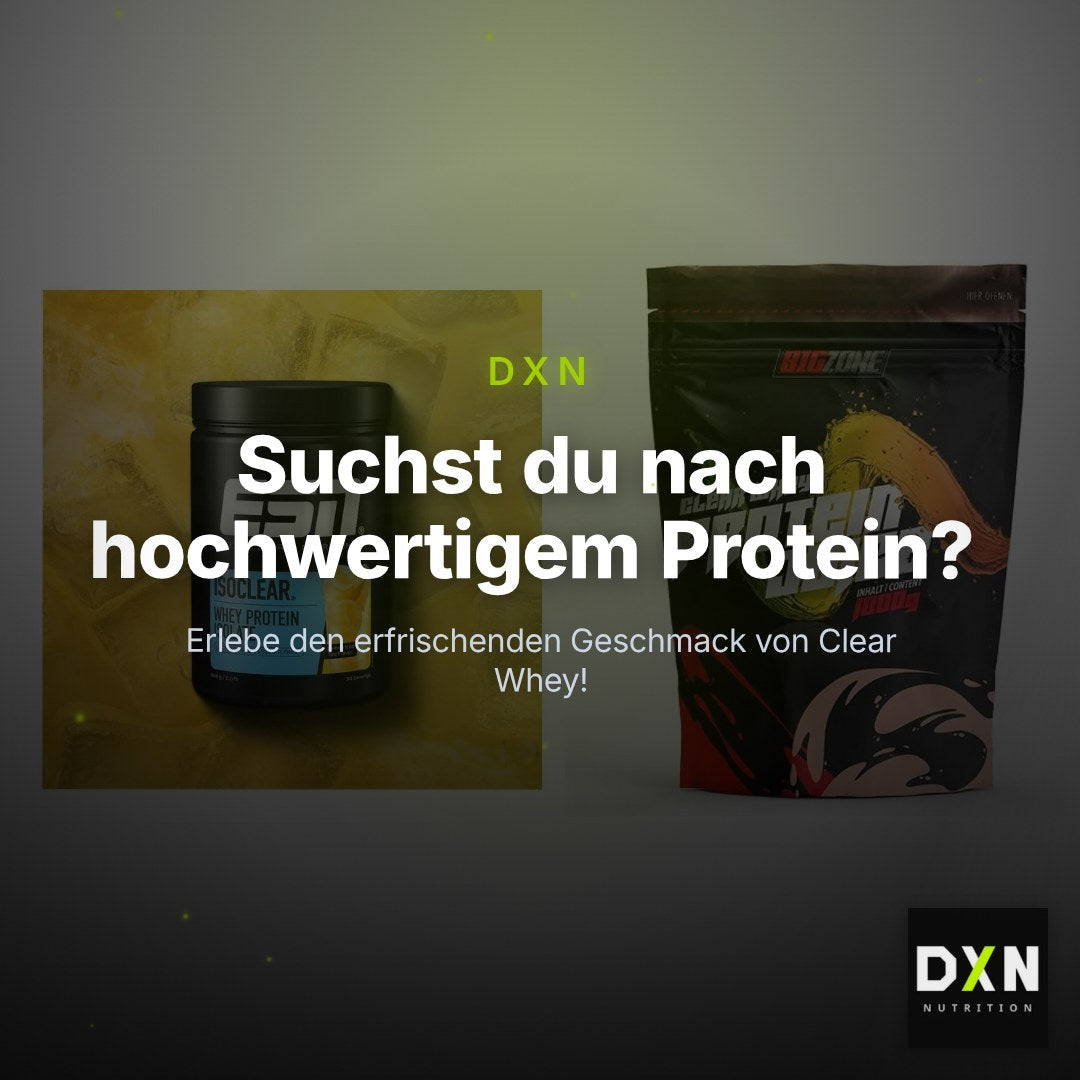 Clear-Whey-Duo: ESN ISOCLEAR Whey Isolate + Big Zone Clear Whey – Clean Showcase Plus
