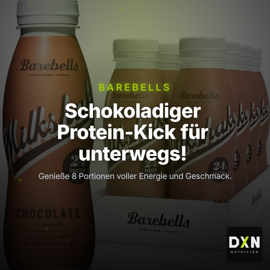 Barebells Protein Milkshake (8x330ml), 2640 ml – Clean Showcase Plus