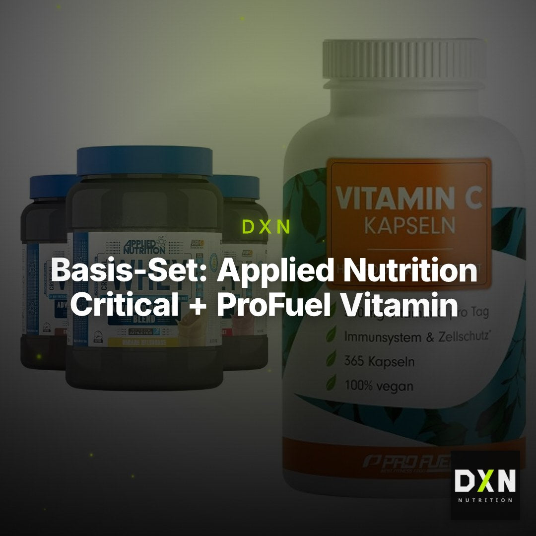 Basis-Set: Applied Nutrition Critical + ProFuel Vitamin C gepuffert – Clean Showcase Plus
