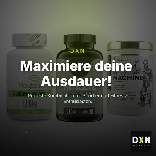 Ausdauer-Set: MST Magnesium + ESN Athlete + Kevin Levrone – Clean Showcase Plus