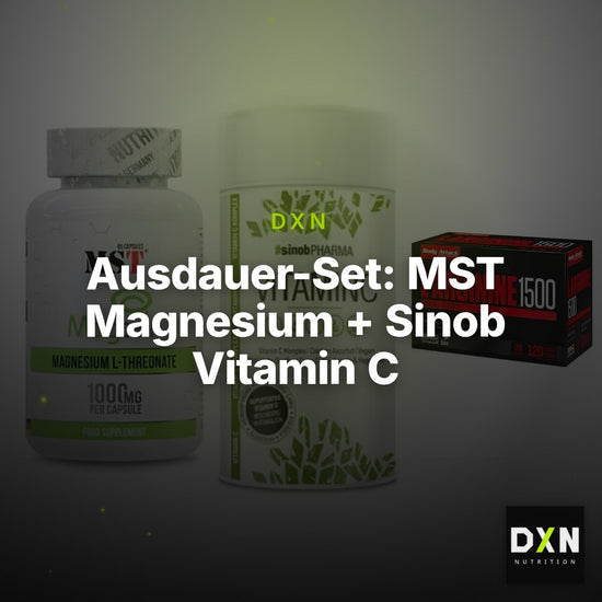 Ausdauer-Set: MST Magnesium + Sinob Vitamin C + Body Attack – Clean Showcase Plus
