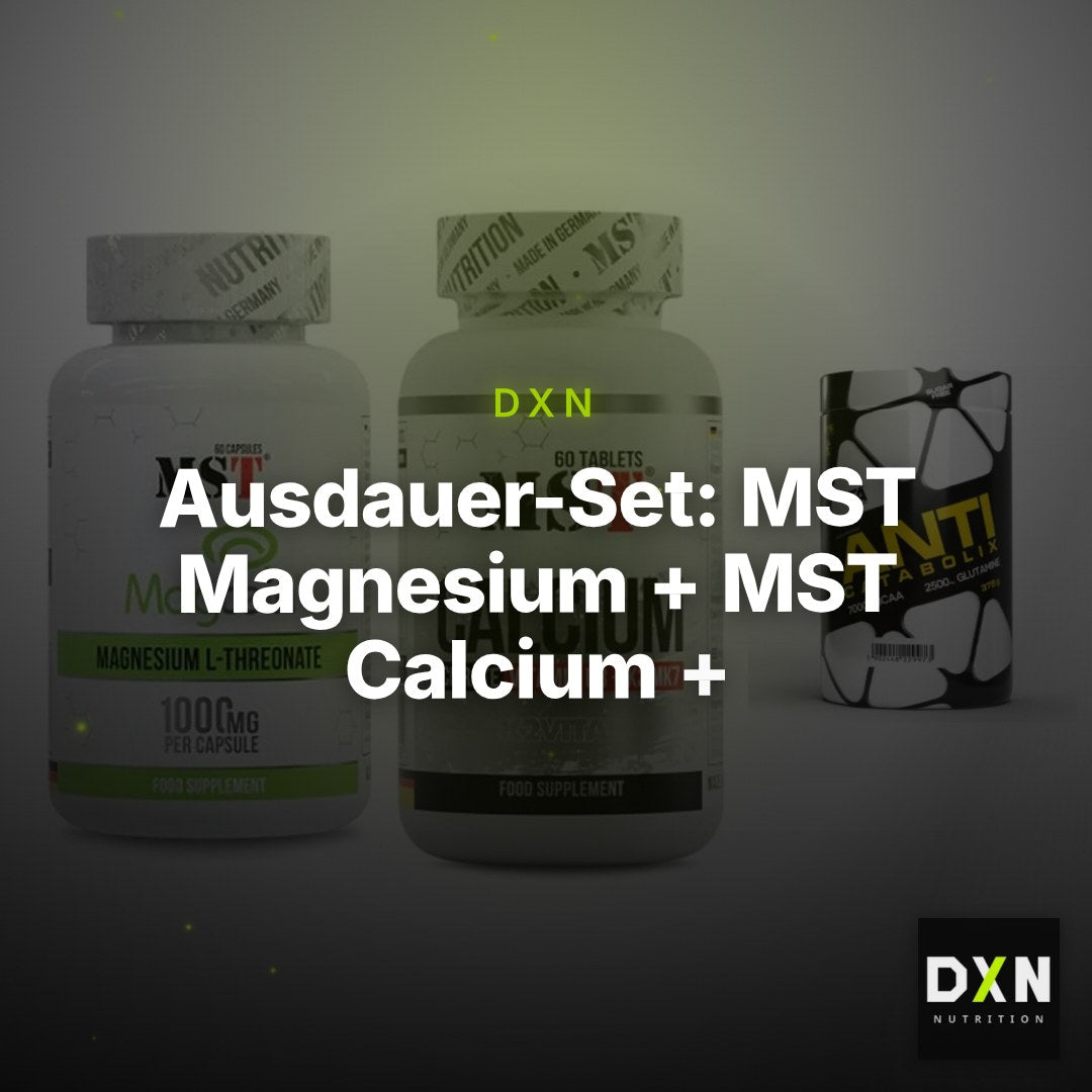 Ausdauer-Set: MST Magnesium + MST Calcium + FA Nutrition – Clean Showcase Plus