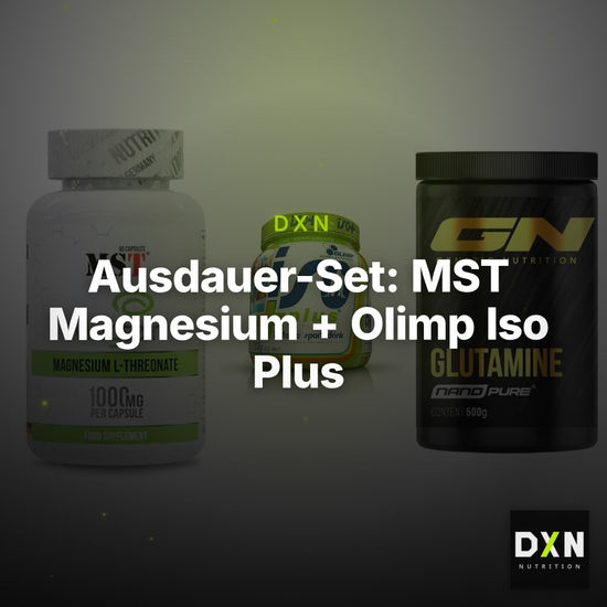 Ausdauer-Set: MST Magnesium + Olimp Iso Plus + GN Nano Pure – Clean Showcase Plus