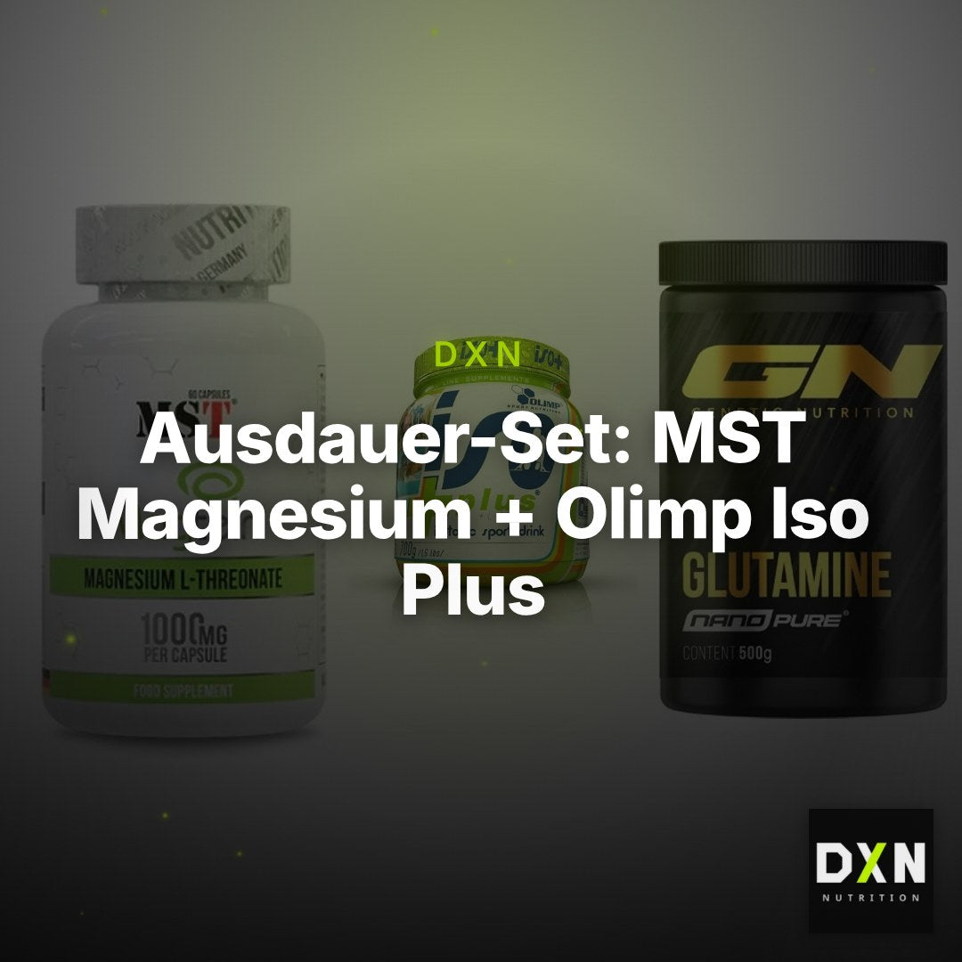 Ausdauer-Set: MST Magnesium + Olimp Iso Plus + GN Nano Pure – Clean Showcase Plus