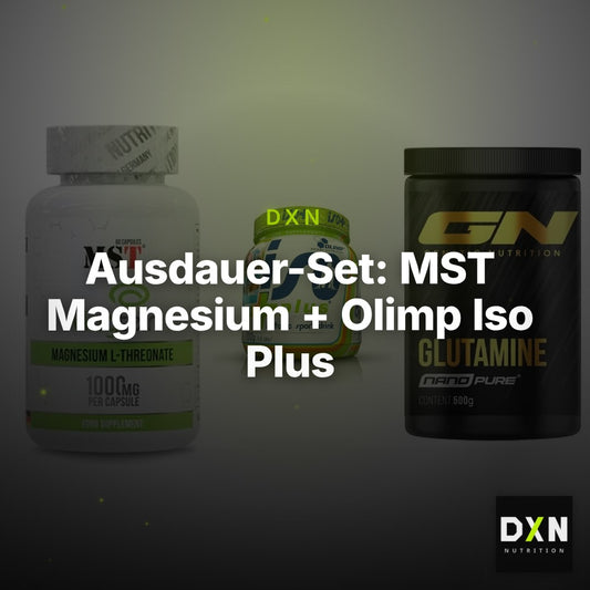 Ausdauer-Set: MST Magnesium + Olimp Iso Plus + GN Nano Pure – Clean Showcase Plus