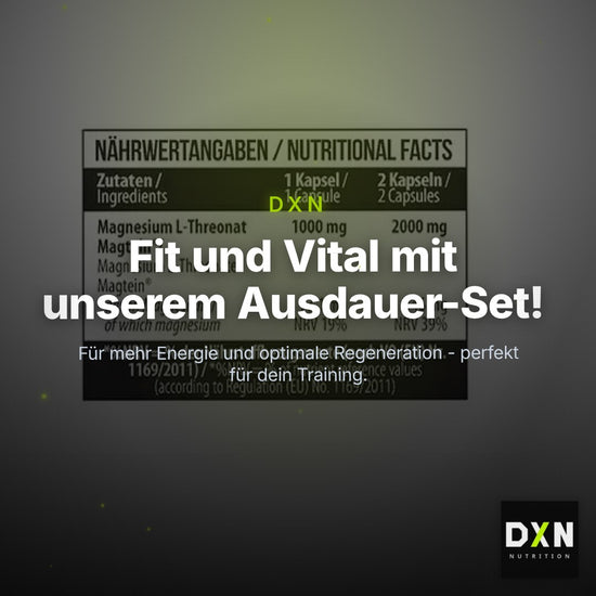 Ausdauer-Set: MST Magnesium + Big Zone Vitafus + ESN Ultrapure – Clean Showcase Plus