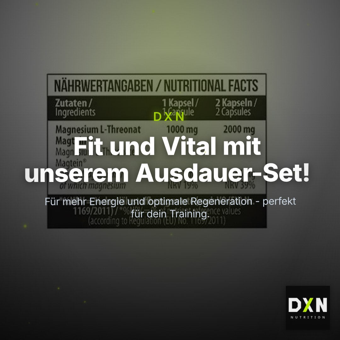 Ausdauer-Set: MST Magnesium + Big Zone Vitafus + ESN Ultrapure – Clean Showcase Plus