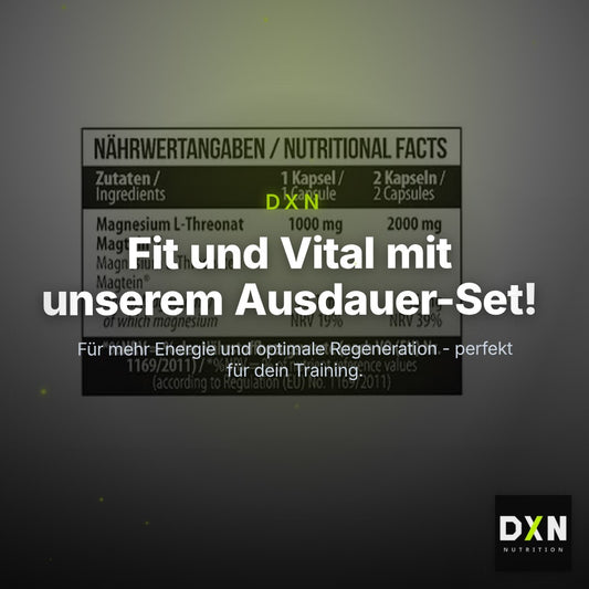 Ausdauer-Set: MST Magnesium + Big Zone Vitafus + ESN Ultrapure – Clean Showcase Plus
