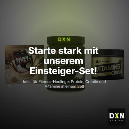 Einsteiger-Set: Sinob Honest + MST Creatin + Peak Vitamin A-Z – Clean Showcase Plus