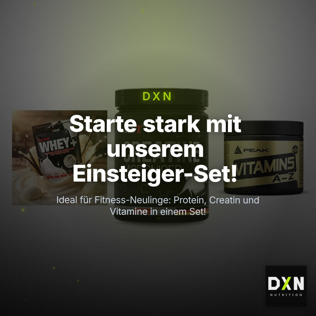 Einsteiger-Set: Sinob Honest + MST Creatin + Peak Vitamin A-Z – Clean Showcase Plus