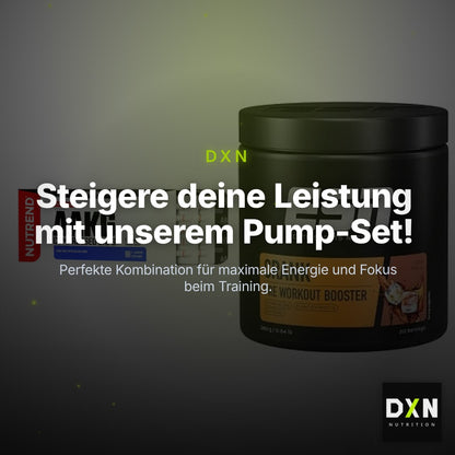 Pump-Set: Nutrend AAKG Compressed Kapseln + ESN Crank Booster 380g – Clean Showcase Plus