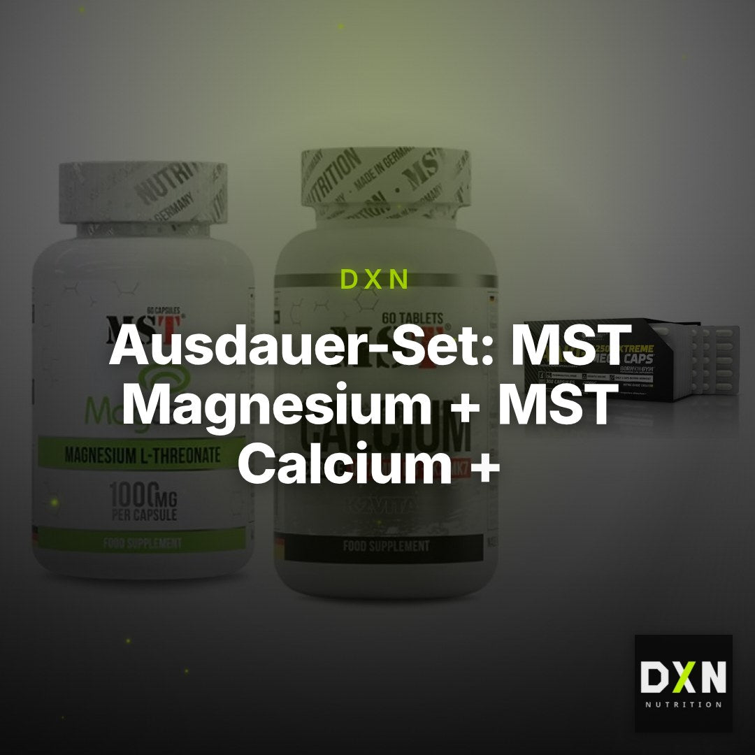 Ausdauer-Set: MST Magnesium + MST Calcium + Olimp AAKG – Clean Showcase Plus
