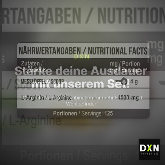 Ausdauer-Set: MST Magnesium + BioTech Vitamin + MST Arginine RAW – Clean Showcase Plus