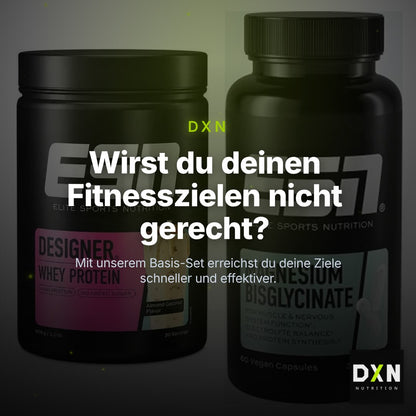 Basis-Set: ESN Designer Whey + ESN Magnesium Bisglycinate – Clean Showcase Plus