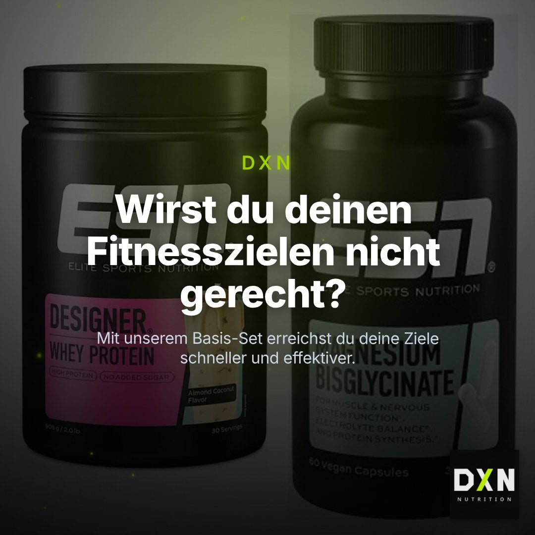 Basis-Set: ESN Designer Whey + ESN Magnesium Bisglycinate – Clean Showcase Plus
