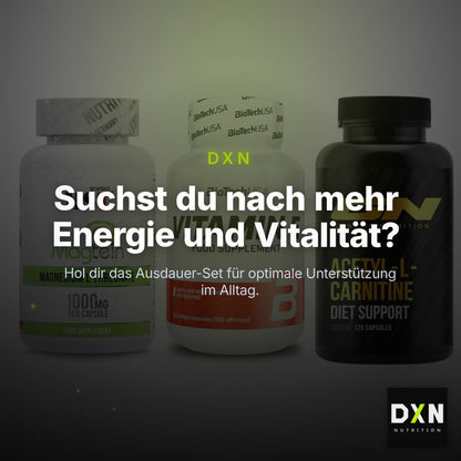 Ausdauer-Set: MST Magnesium + BioTech Vitamin + GN Acetyl – Clean Showcase Plus