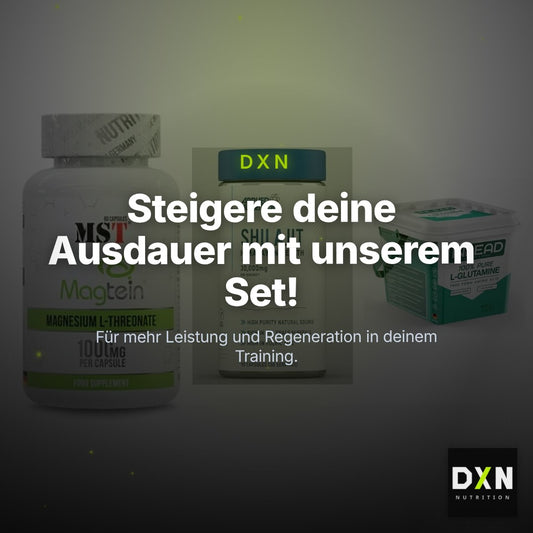 Ausdauer-Set: MST Magnesium + Applied Nutritio + INLEAD L-Glutami – Clean Showcase Plus