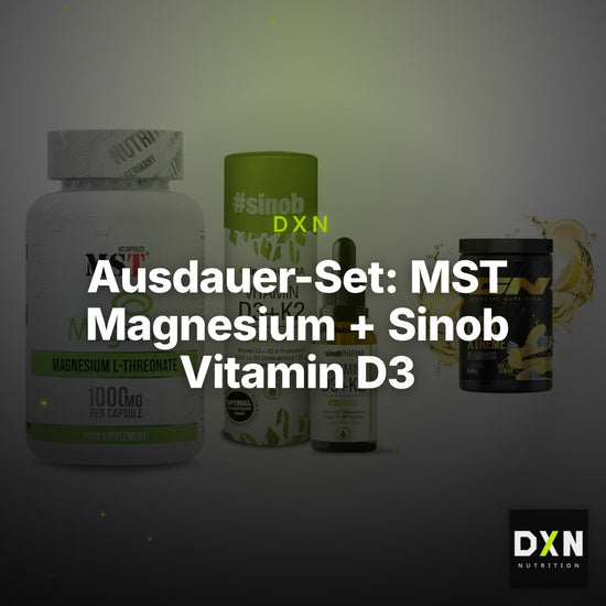 Ausdauer-Set: MST Magnesium + Sinob Vitamin D3 + GN EAA Xtreme – Clean Showcase Plus