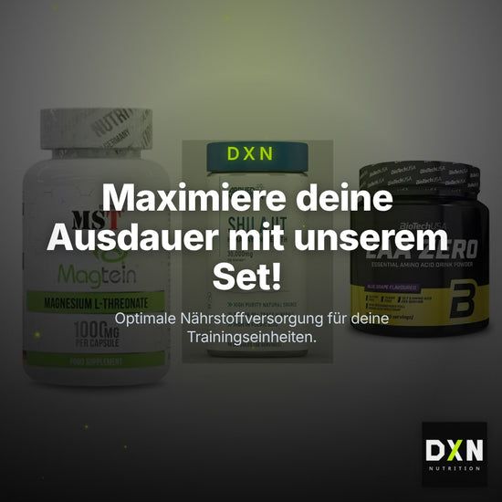 Ausdauer-Set: MST Magnesium + Applied Nutritio + BioTech EAA Zero – Clean Showcase Plus