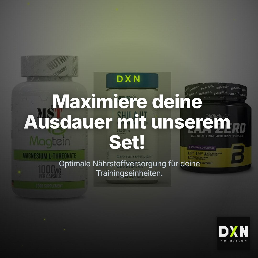 Ausdauer-Set: MST Magnesium + Applied Nutritio + BioTech EAA Zero – Clean Showcase Plus