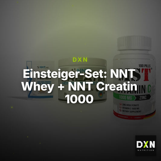 Einsteiger-Set: NNT Whey + NNT Creatin 1000 + MST Vitamin C – Clean Showcase Plus