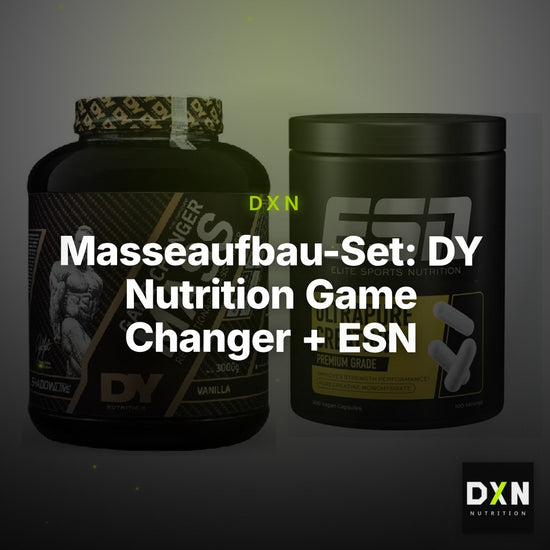 Masseaufbau-Set: DY Nutrition Game Changer + ESN Ultrapure Creatine – Clean Showcase Plus