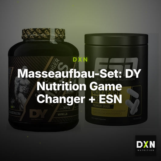 Masseaufbau-Set: DY Nutrition Game Changer + ESN Ultrapure Creatine – Clean Showcase Plus