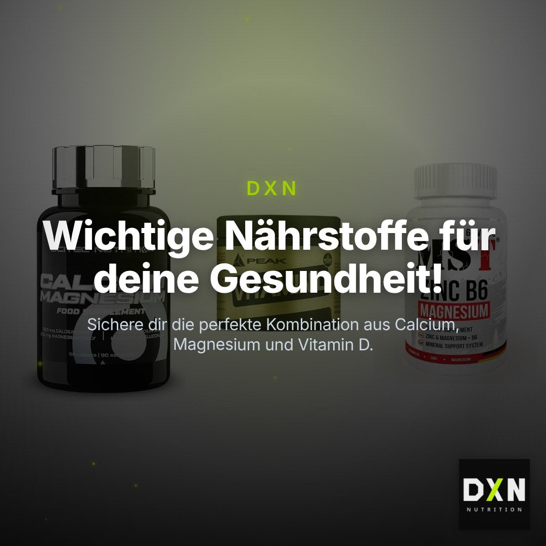 Calcium, Vitamin D & Magnesium: Scitec Calcium Magnesium + 2 weitere – Clean Showcase Plus