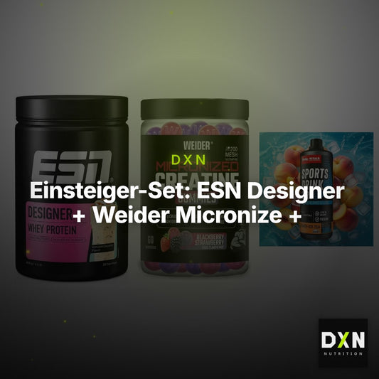 Einsteiger-Set: ESN Designer + Weider Micronize + Body Attack – Clean Showcase Plus