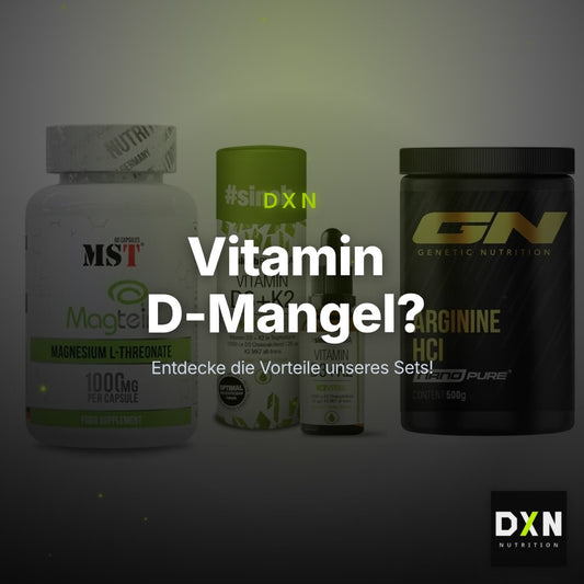Ausdauer-Set: MST Magnesium + Sinob Vitamin D3 + GN Arginine HCL – Clean Showcase Plus