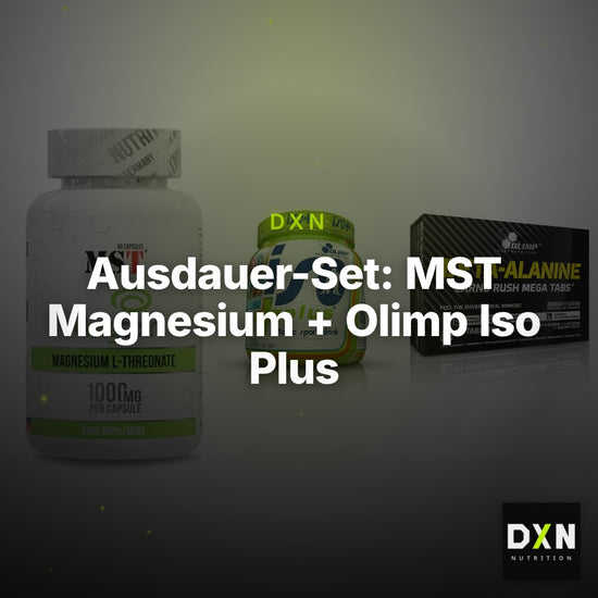Ausdauer-Set: MST Magnesium + Olimp Iso Plus + Olimp Beta-Alani – Clean Showcase Plus