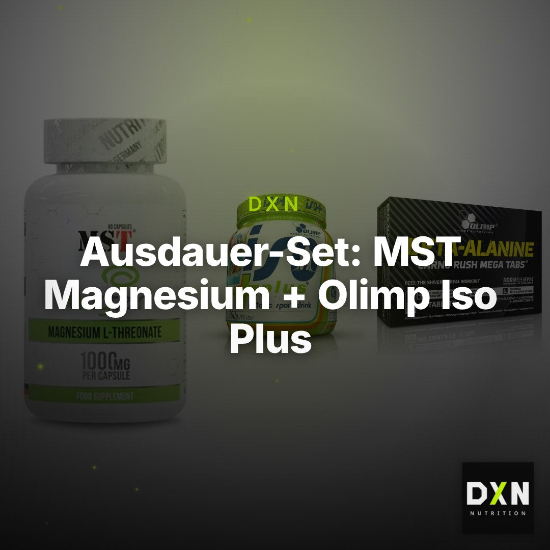 Ausdauer-Set: MST Magnesium + Olimp Iso Plus + Olimp Beta-Alani – Clean Showcase Plus