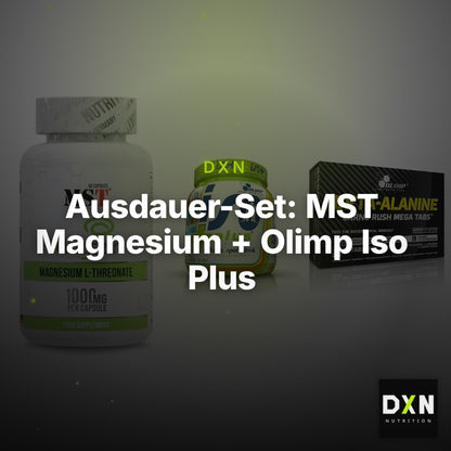 Ausdauer-Set: MST Magnesium + Olimp Iso Plus + Olimp Beta-Alani – Clean Showcase Plus