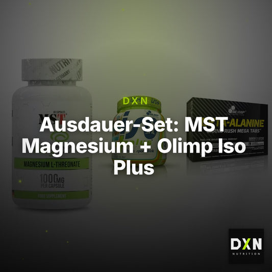Ausdauer-Set: MST Magnesium + Olimp Iso Plus + Olimp Beta-Alani – Clean Showcase Plus