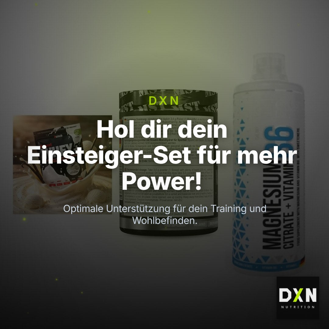 Einsteiger-Set: Sinob Honest + MST Creatin + MST Magnesium B6 – Clean Showcase Plus