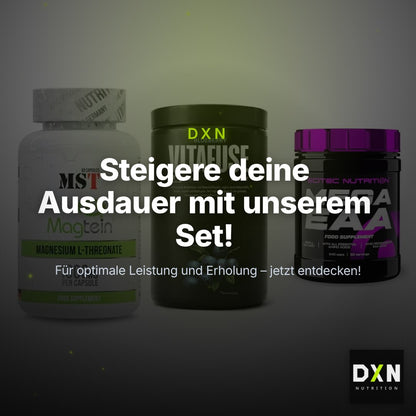 Ausdauer-Set: MST Magnesium + Big Zone Vitafus + Scitec Mega EAA – Clean Showcase Plus