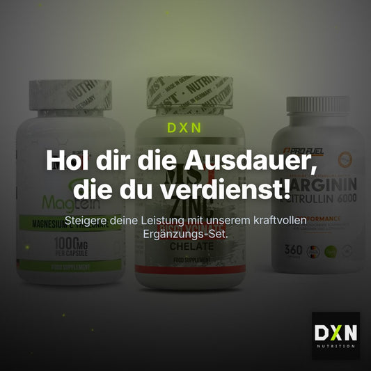 Ausdauer-Set: MST Magnesium + MST Zinc Chelate + ProFuel L-Argini – Clean Showcase Plus