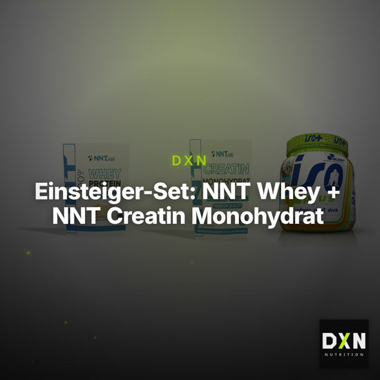 Einsteiger-Set: NNT Whey + NNT Creatin Monohydrat + Olimp Iso Plus – Clean Showcase Plus