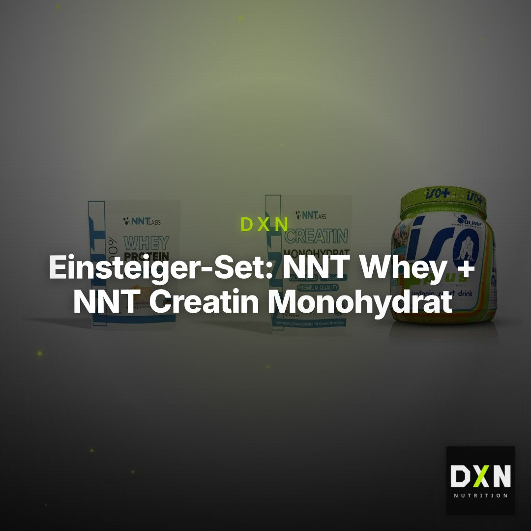 Einsteiger-Set: NNT Whey + NNT Creatin Monohydrat + Olimp Iso Plus – Clean Showcase Plus