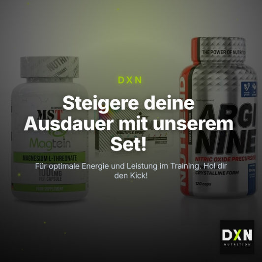 Ausdauer-Set: MST Magnesium + Olimp Vita-Min + Nutrend Arginine – Clean Showcase Plus