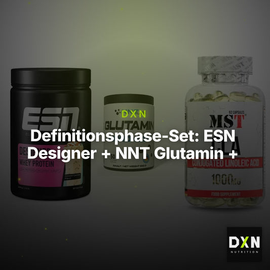 Definitionsphase-Set: ESN Designer + NNT Glutamin + MST CLA 1000mg – Clean Showcase Plus