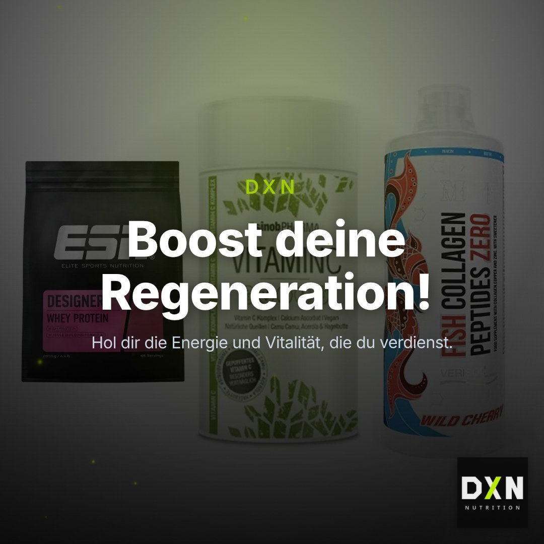 Regenerations-Set: ESN Designer + Sinob Vitamin C + MST Fish – Clean Showcase Plus