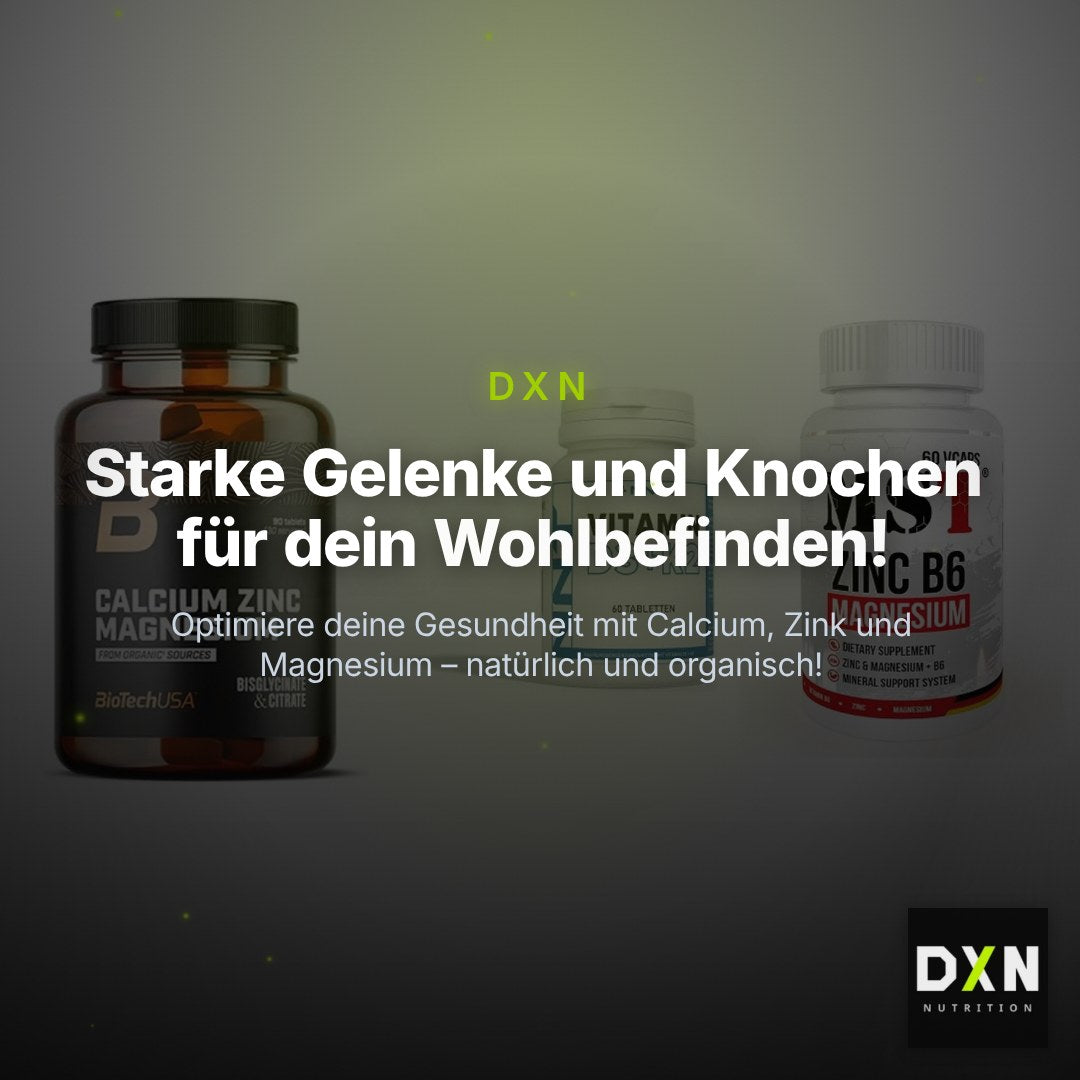 Calcium, Vitamin D & Magnesium: BioTech Calcium Zinc + 2 weitere – Clean Showcase Plus