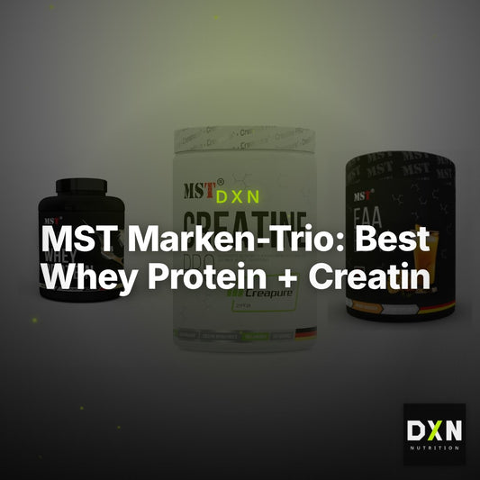 MST Marken-Trio: Best Whey Protein + Creatin Pro CREAPURE + EAA & BCAA – Clean Showcase Plus